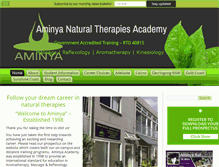 Tablet Screenshot of aminyaacademy.com.au